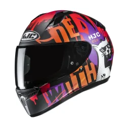 HJC Hjälm C10 Fop Svart/Orange MC7SF