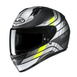 HJC Hjälm C10 Hiper Svart/Grå/Fluo Gul MC3HSF