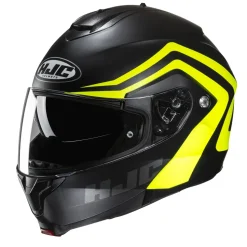 HJC Hjälm C91N Nepos MC3HSF Svart/Fluo Gul