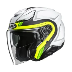 HJC Hjälm F31 Bask Fluo Gul/Vit MC3HSF