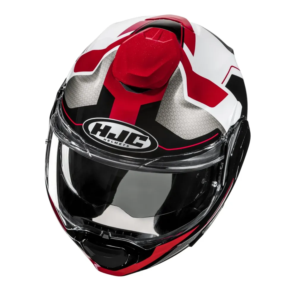 HJC Hjälm F100 Bios Svart/Vit/Röd MC1 L