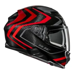 HJC Hjälm F71 Carbon Nevio Svart/Röd MC1