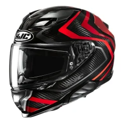 HJC Hjälm F71 Carbon Nevio Svart/Röd MC1