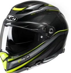HJC Hjälm F70 Diwen Svart/Fluo Gul MC3H XS