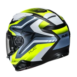 HJC Hjälm F71 Fes Vit/Fluo Gul/Blå MC3HSF