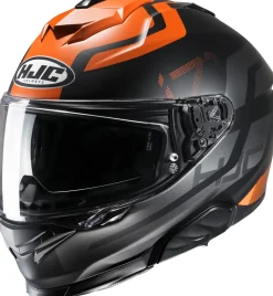 HJC Hjälm i71 Enta Orange/Svart/Grå MC7SF