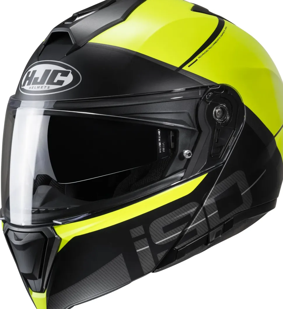 HJC Hjälm i90 May Fluo Gul/Svart MC3HSF