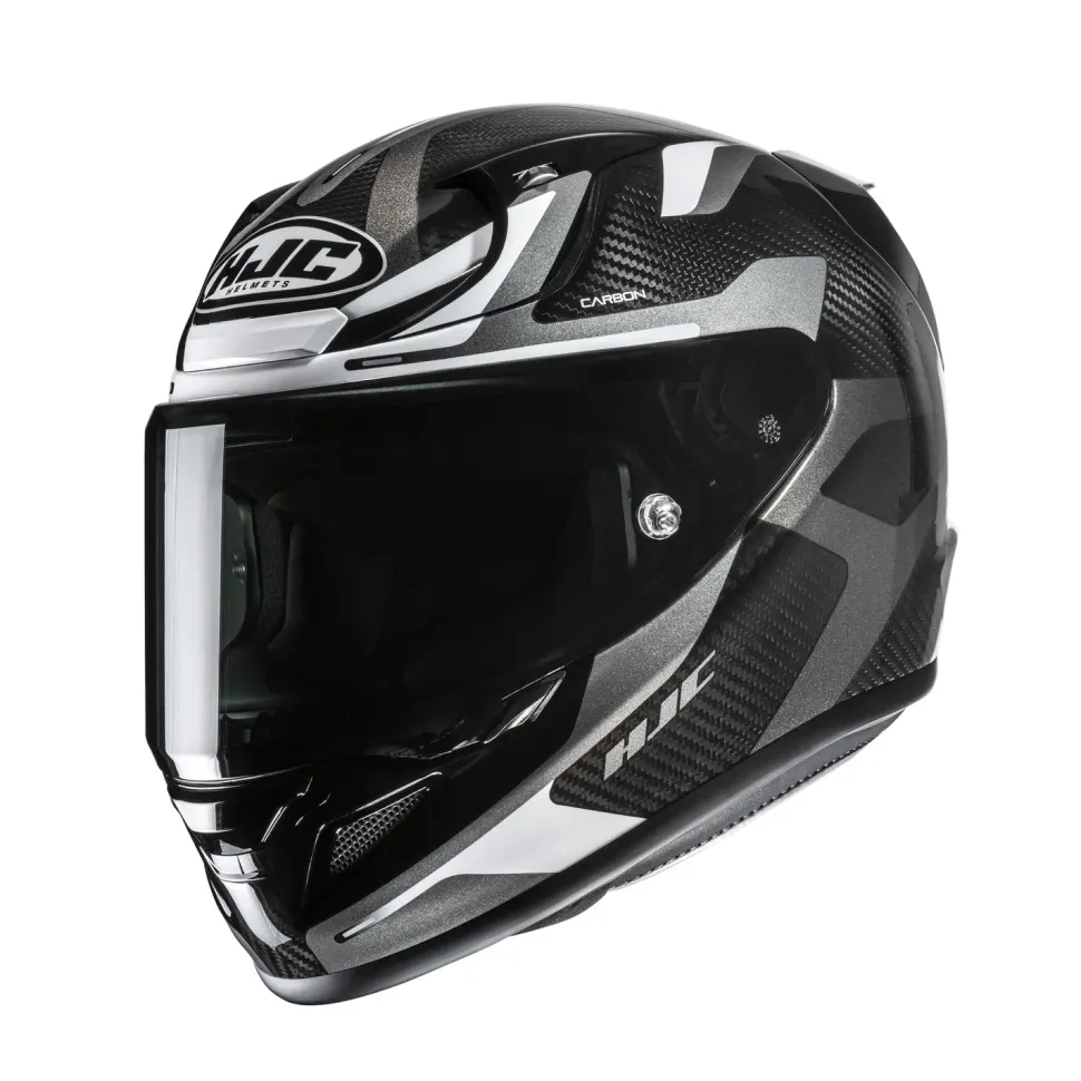 HJC Hjälm RPHA 12 Carbon Xentra Svart/Vit/Grå MC5