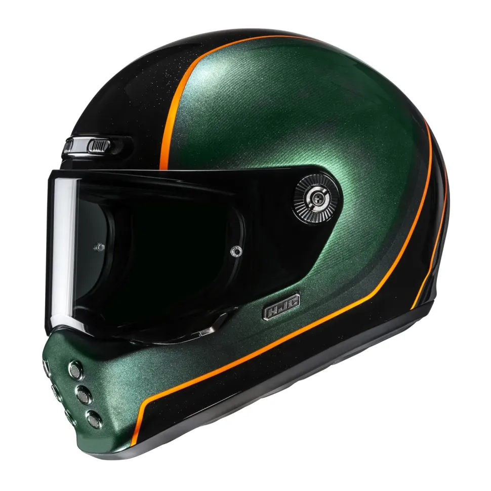 HJC Hjälm V10 Hodu Grön/Svart MC47