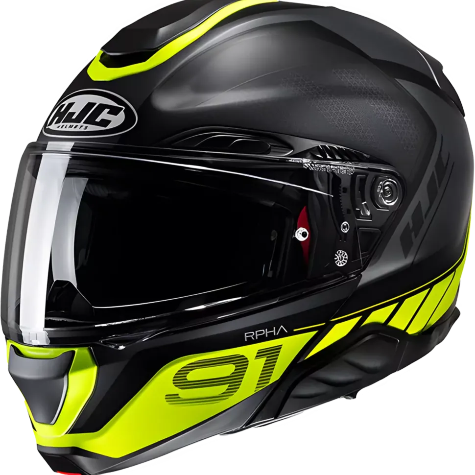 HJC RPHA 91 Rafino Svart/Fluo Gul