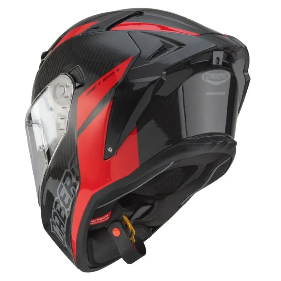 Hjälm Caberg Drift Evo Ii Carbon Nova Röd