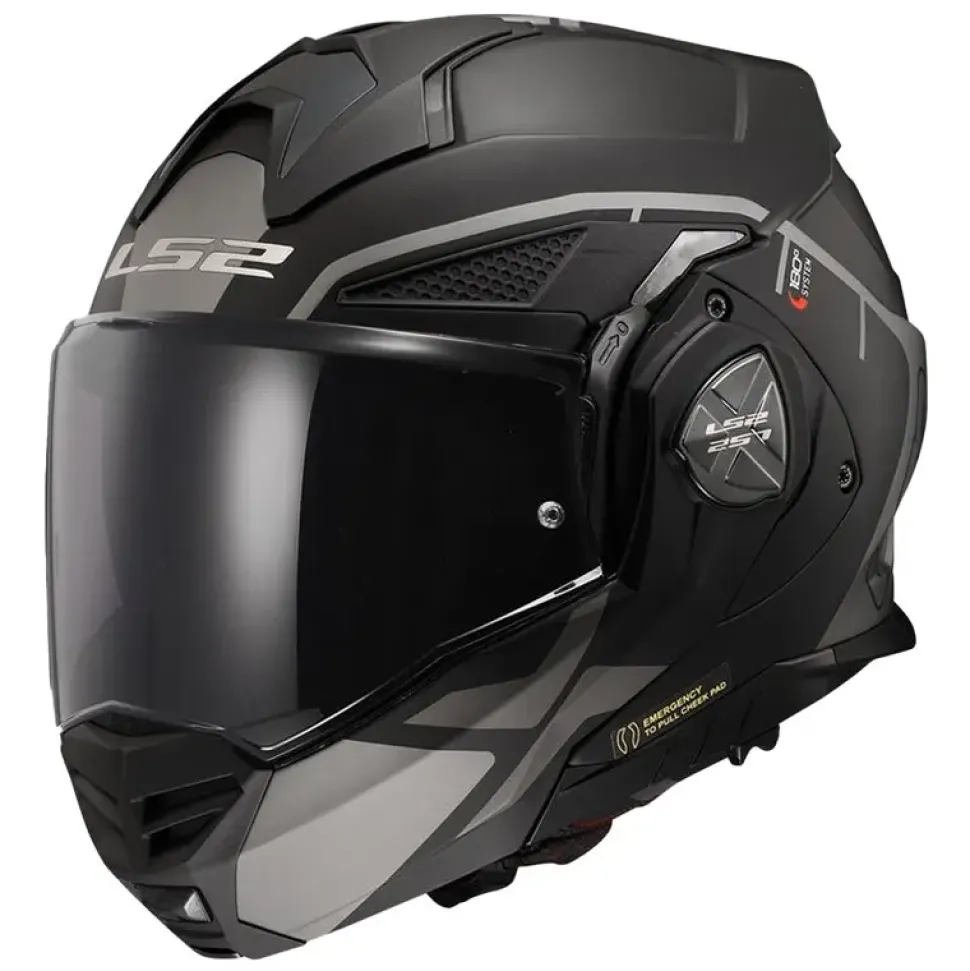 Hjälm Ls2 Ff901 Advant X Metryk Matt Titangrå