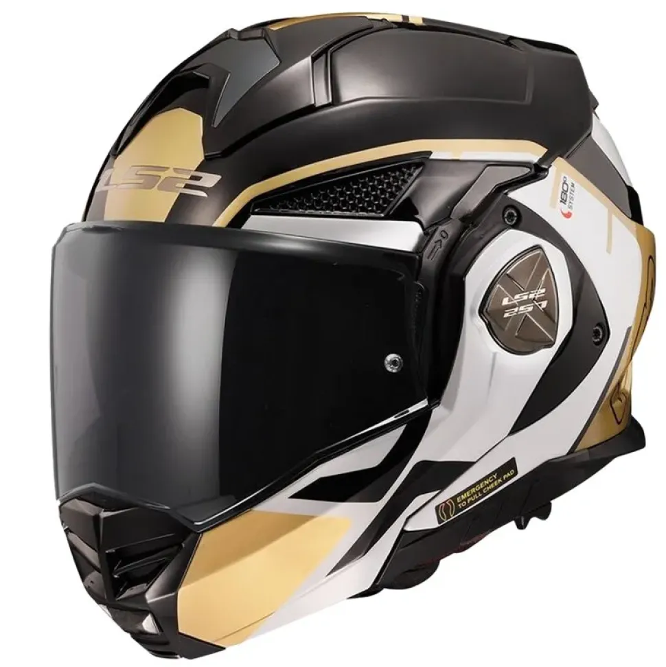 Hjälm Ls2 Ff901 Advant X Metryk Svart/Guld