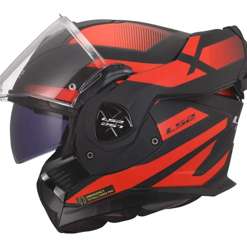 Hjälm Ls2 Ff901 Advant X Nova Svart/Röd