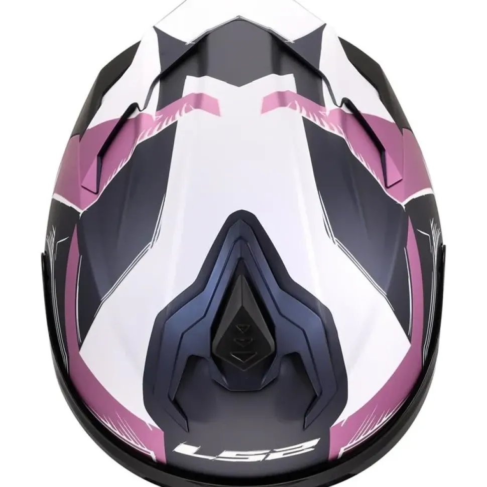 Hjälm Ls2 Ff817 Challenger Ii Flaman Lavender