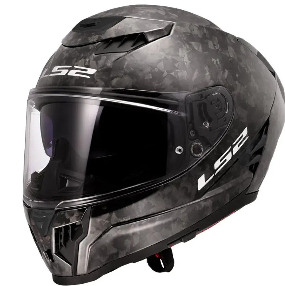 Hjälm Ls2 Ff807 Dragon Carbon Forged Svart