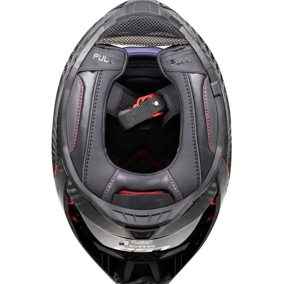 Hjälm Ls2 Ff807 Dragon Carbon Mattsvart