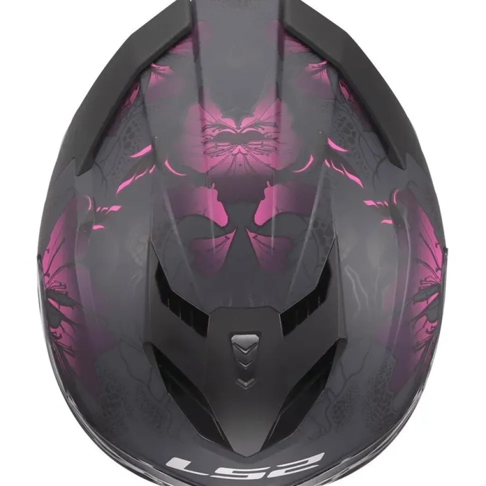 Hjälm Ls2 Ff818 Storm Iii Burst Svart/Rosa