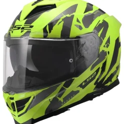 Hjälm Ls2 Ff818 Storm Iii Kaos H V Gul