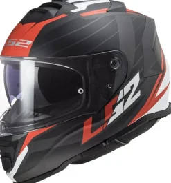 Hjälm Ls2 Ff800 Storm Ii Nerve Matt Svart/Röd