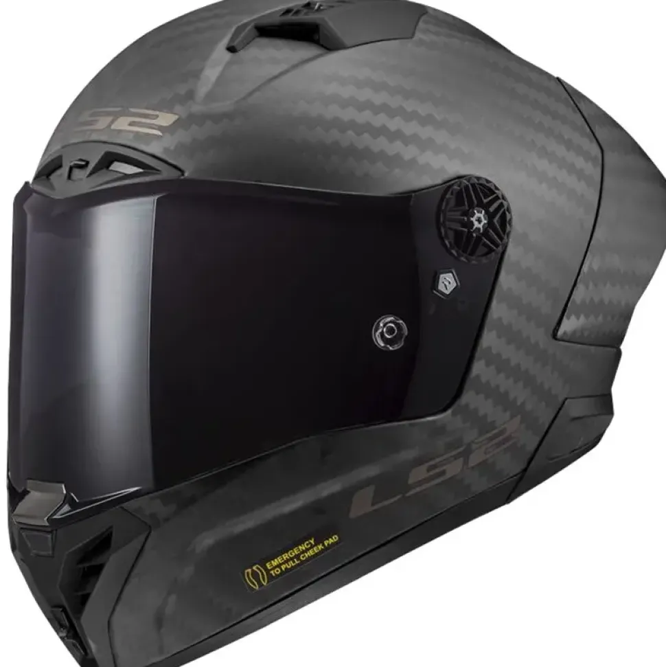 Hjälm Ls2 Ff805 Thunder Carbon Gp Pro Fim Mattsvart