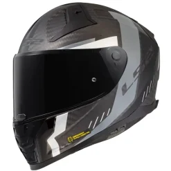Hjälm Ls2 Ff811 Vector Ii Carbon Grid Matt Svart/Grå