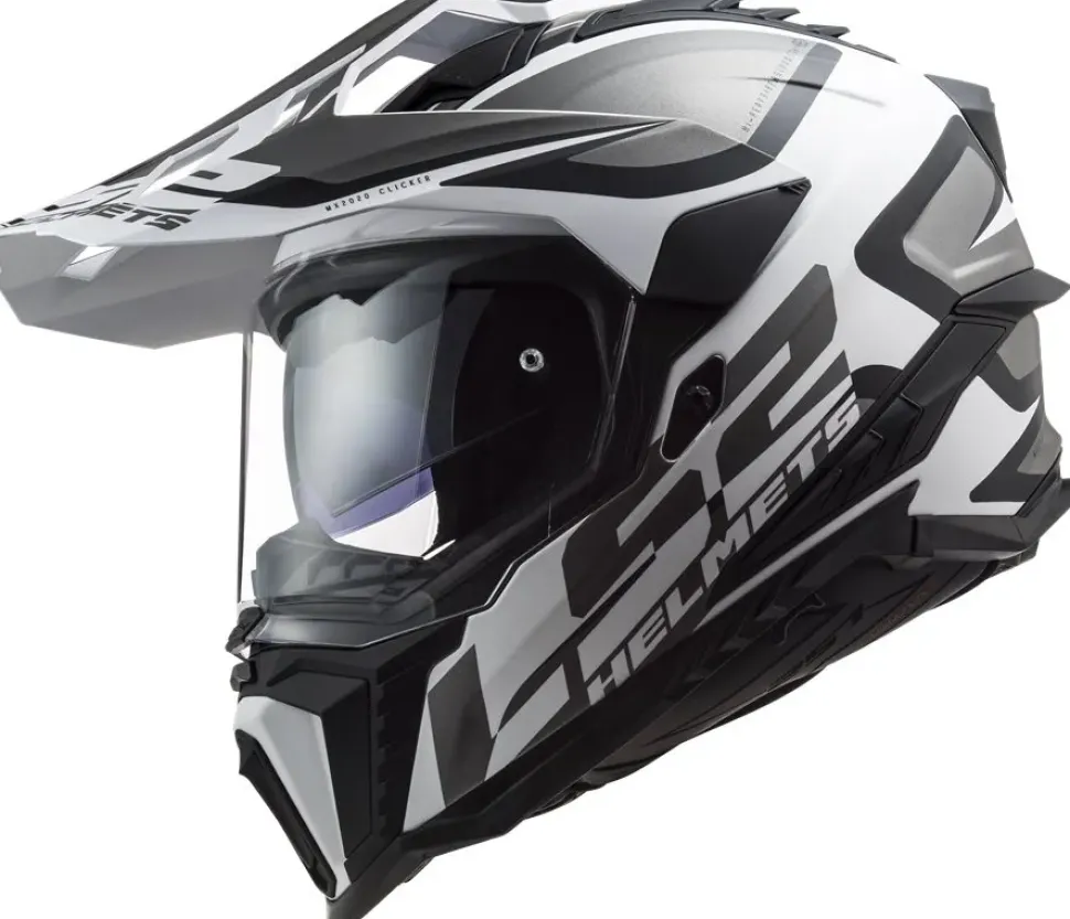Hjälm Ls2 Mx701 Explorer Alter Matt Svart/Vit