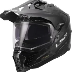 Hjälm Ls2 Mx701 Explorer Carbon Forged Svart