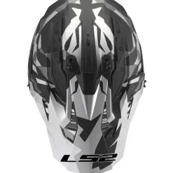 Hjälm Ls2 Mx708 Fast Ii Grotesk Svart/Grå