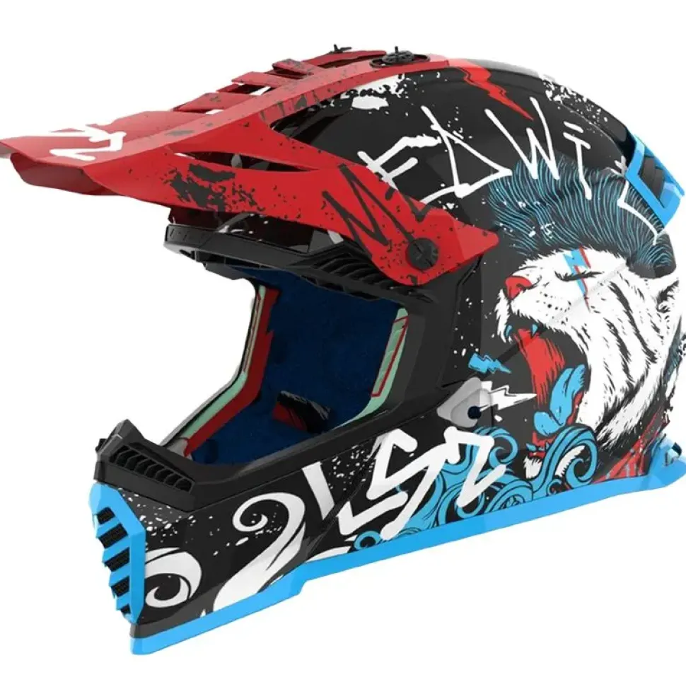 Hjälm Ls2 Mx437 Fast Ii Mini Starmaw Svart