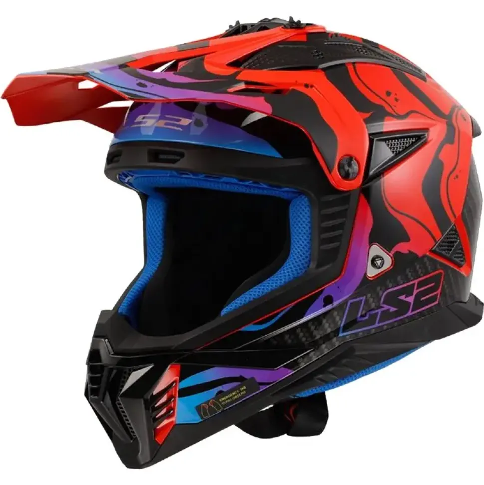 Hjälm Ls2 Mx708 Fast Ii Wash Röd