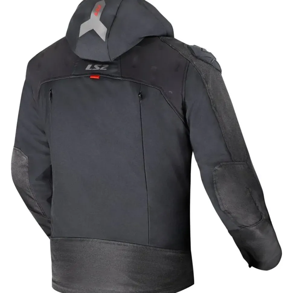 Jacka Ls2 Zirconium Evo Herr Svart/Röd