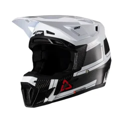 Leatt Hjälm+Goggles Moto 9.5 Carbon/Vit V26