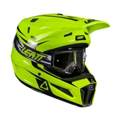 Leatt Hjälm+Goggles Moto 3.5 Jr Neon Gul V26