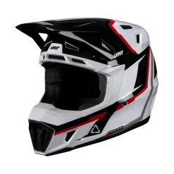 Leatt Hjälm+Goggles Moto 7.5 Vit/Röd V26