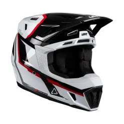 Leatt Hjälm+Goggles Moto 7.5 Vit/Röd V26