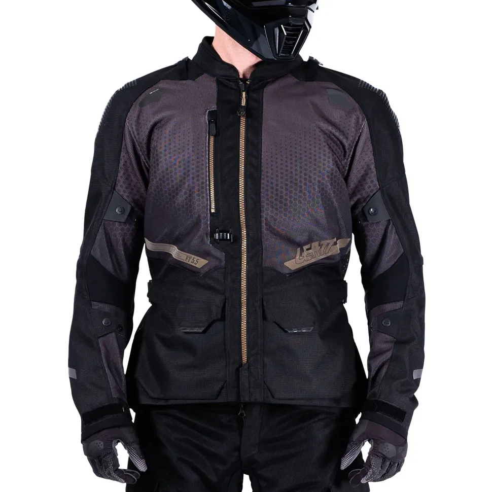 Leatt Jacka ADV FlowTour 5.5 Stealth Svart/Grå