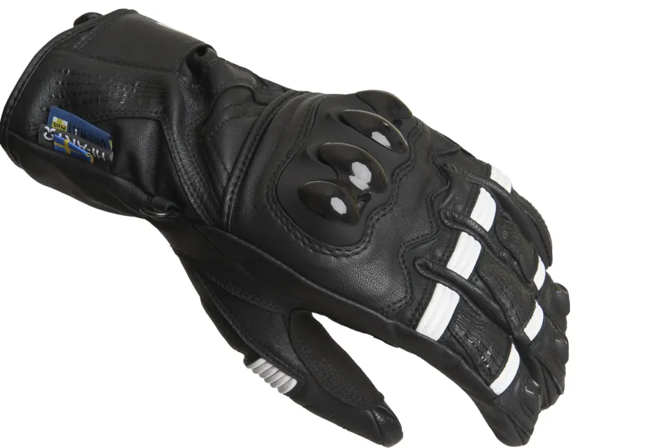Lindstrands Handske Backa Svart/vit