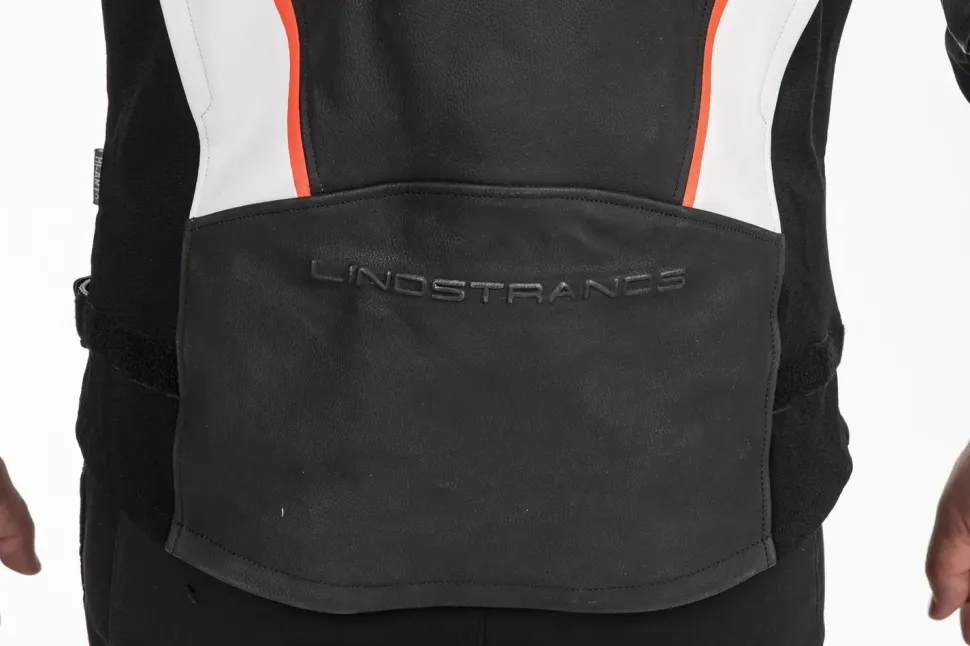 Lindstrands Skinnjacka Sanden Svart/vit