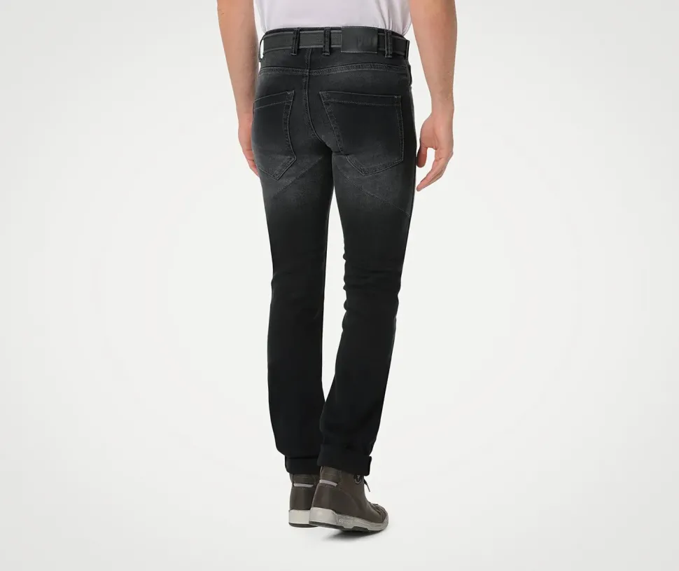 PMJ Jeans Caferacer Svart, med bälte
