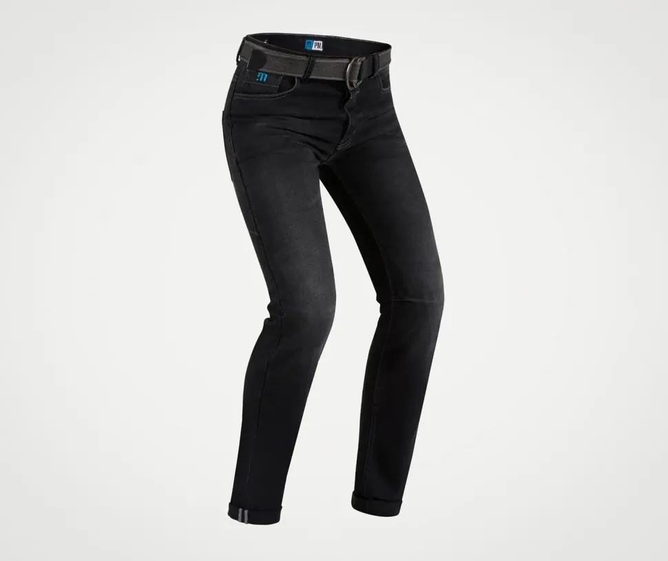 PMJ Jeans Caferacer Svart, med bälte
