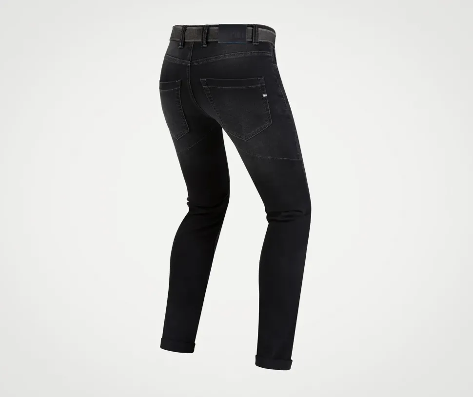 PMJ Jeans Caferacer Svart, med bälte
