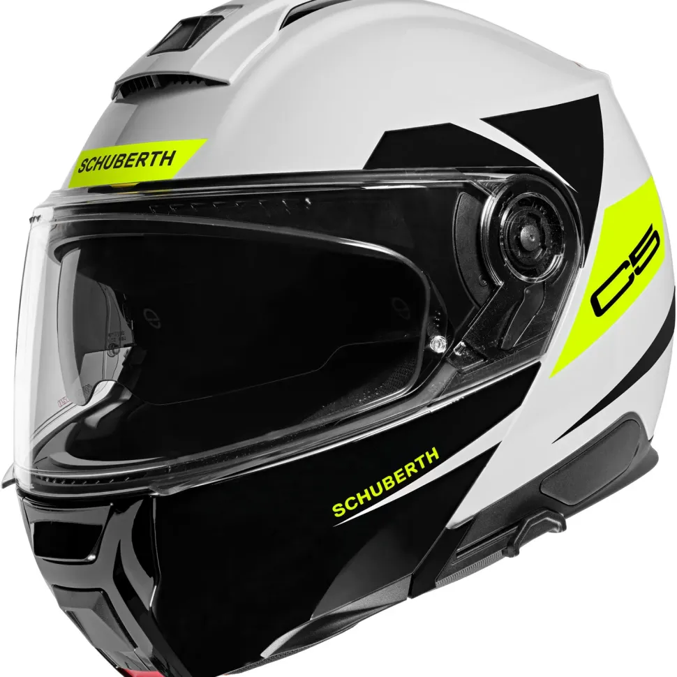 Schuberth Hjälm C5 Eclipse Gul/Vit
