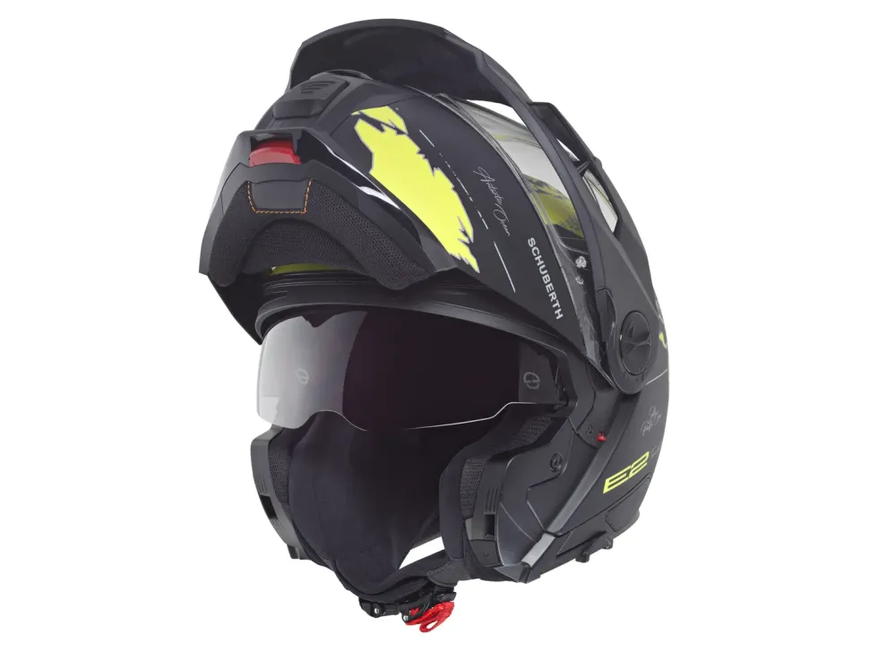 Schuberth Hjälm E2 Atlas matt gul/grå