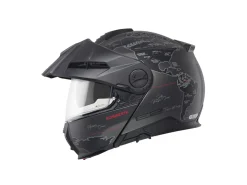 Schuberth Hjälm E2 Atlas mattsvart/röd