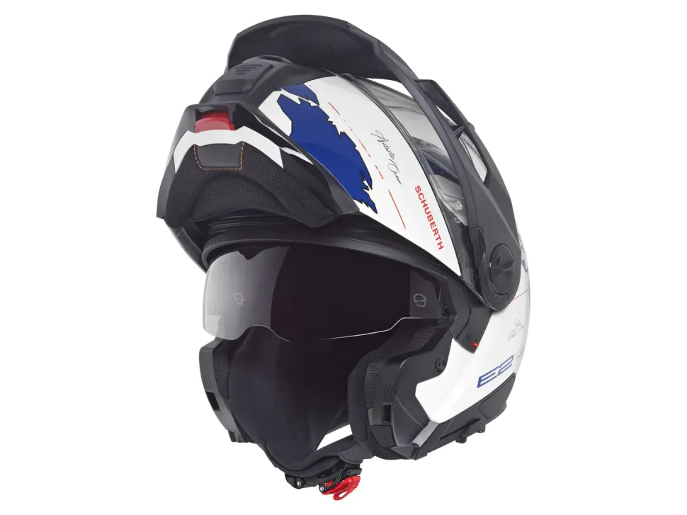 Schuberth Hjälm E2 Atlas vit/blå