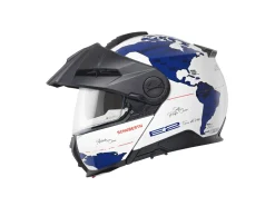 Schuberth Hjälm E2 Atlas vit/blå