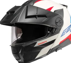 Schuberth Hjälm E2 Defender Vit/Blå