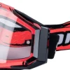 SCORPION Goggle svart/röd antifog klar