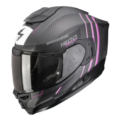 SCORPION Helmet EXO-1500 CARBON AIR ZITY Matt Black-Pink